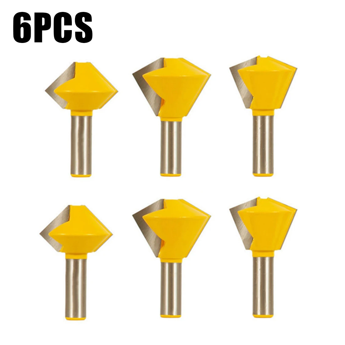 

Detailing Router Bits Woodworking Workshop Tool Part 6pcs Bird\\'s Mouth