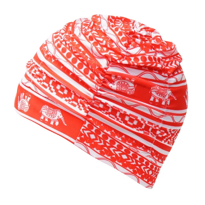Шапочка для плавания ming для женщин, унисекс, для девочек, с длинными волосами, шапочка для купания ming, стрейчевая, с драпировкой, размер, для плавания, для бассейна, для спорта, эластичная, нейлоновая, тюрбан-7 - Цвет: 14