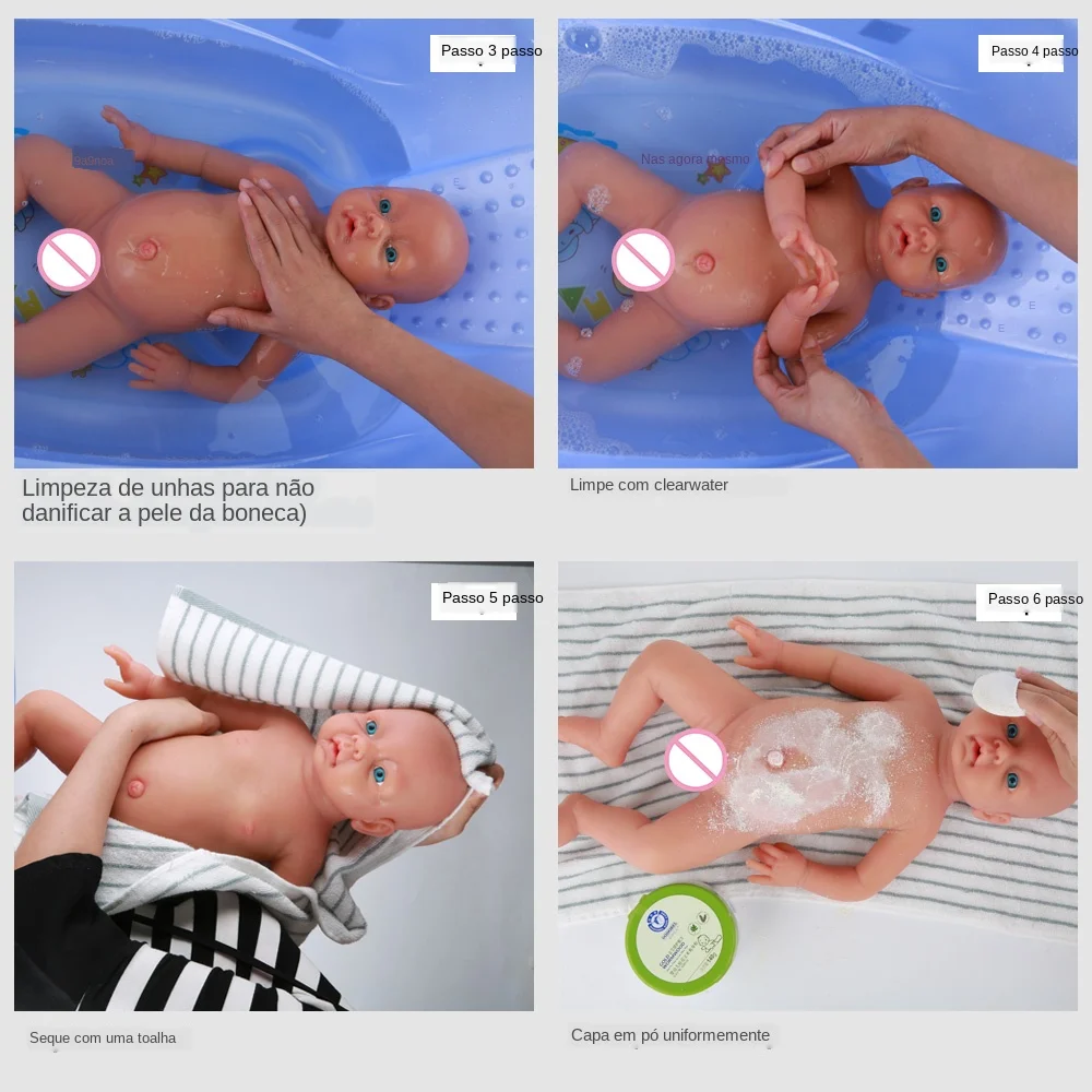 Enviar de Nós 3800g de Corpo China Ivita Polegada Inteiro Silicone Realista Reborn Boneca Lifelike Brinquedos Bebê Menino Olhos Abertos & Wb1502 18 22 Cheap Bonecas