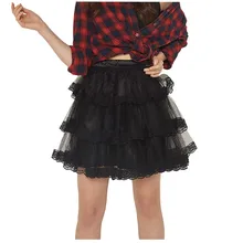 Юбки женские мини плиссированные юбки с высокой талией плиссированные однотонные тюлевые юбки-пачки женские юбки тюлевые юбки черные повседневные Nov