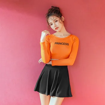 

Swimsuit For Girls Separate Bikini 2019 Summer Woman Push Up Women Swimsuits With Skirt Showing Hot Print Polyester Sierra