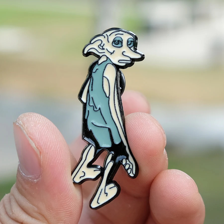 Wizarding World Dobby Zinc Alloy badge Metal Pins Brooch Figure Cosplay Costume Boy's Girls Party Gift | Украшения и