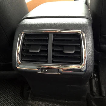 

Fit for Volkswagen VW Golf 7 Mk7 2013-2019 Car Accessories ABS Chrome Rear Armrest Box Air Vent Outlet Cover 2pcs