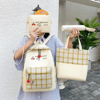 

2020 Backpack Women Backpack Fashion Women Shoulder Bag Solid Color School Bag For Teenage Girl Children Backpacks Travel Bag