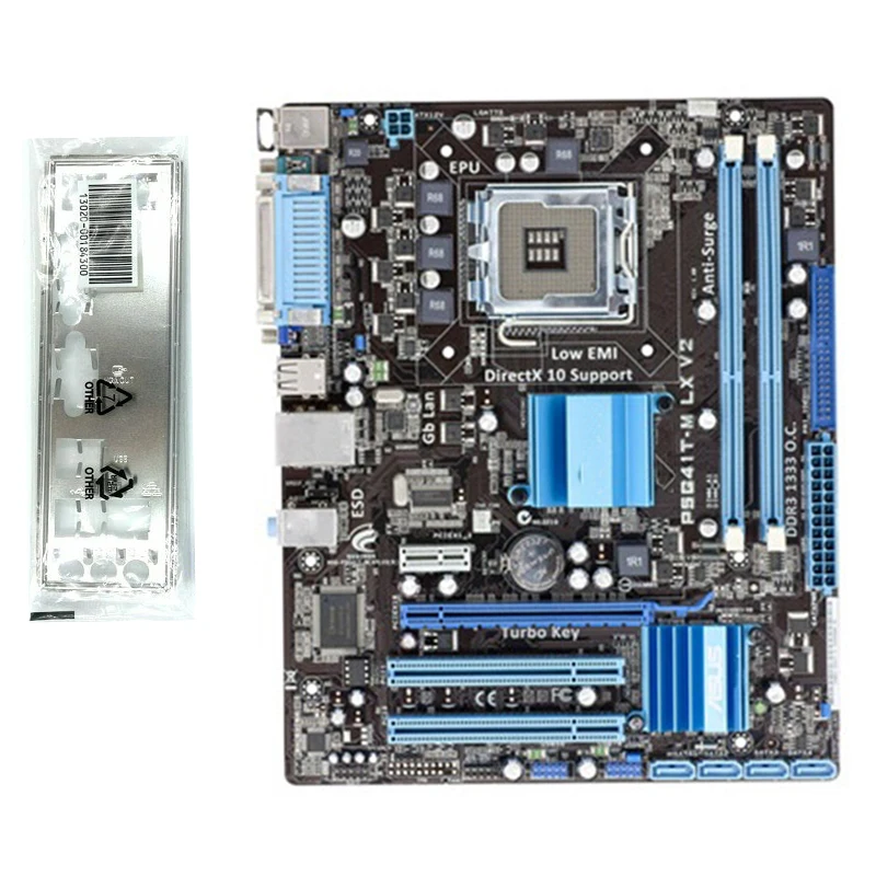

For ASUS P5G41T-M LX V2 Desktop motherboard G41 Chipset LGA 775 uATX DDR3 8GB SATA2.0 USB2.0 100% fully Tested