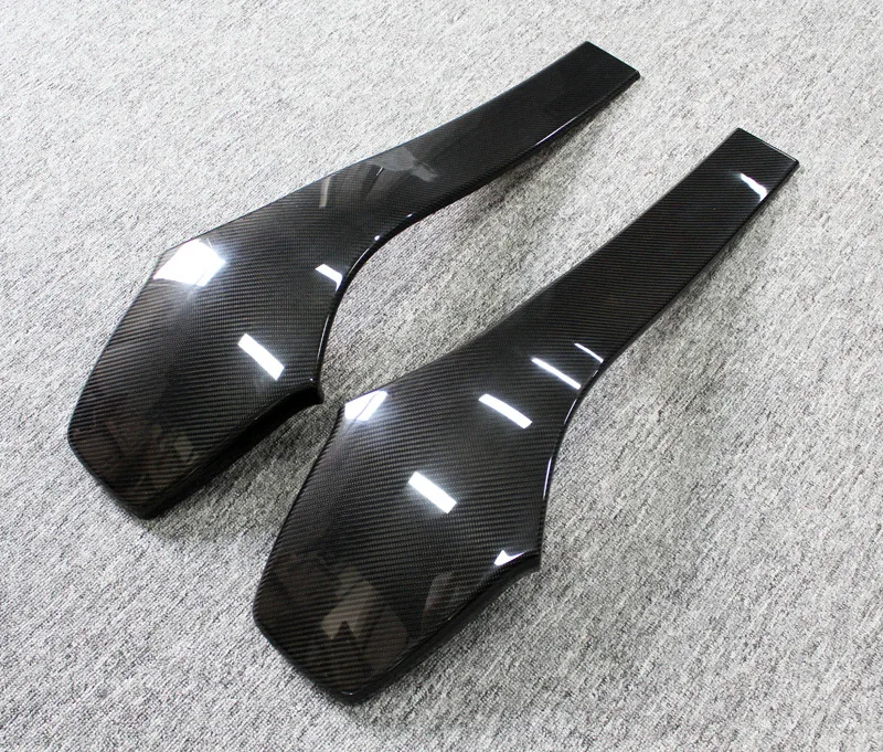 Car-styling For BMW M3 F80 M4 F82 F83 Carbon Fiber Seat Back Cover Glossy Finish Inner Tuning Part Fibre Car Accessories Trim