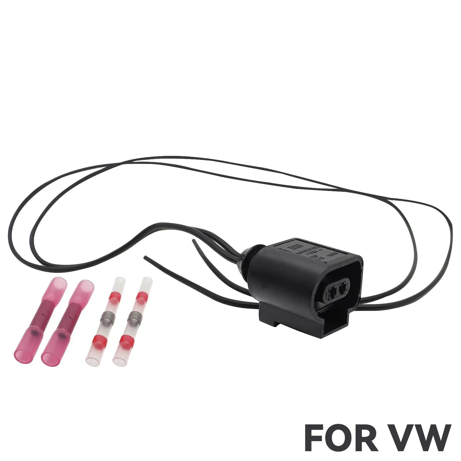 

For Audi For VW 1j0973702 1j0 973 702 ABS ESP 2 pin Connector Electrical Harness Plug Wiring harness line 4 PCS Copper pieces