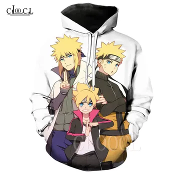 

Japanese Anime Naruto Boruto Hoodies Boys/Girls Sweatshirts 3D Printed Personality Hooded Streetwear Long Sleeve Unisex Clothing