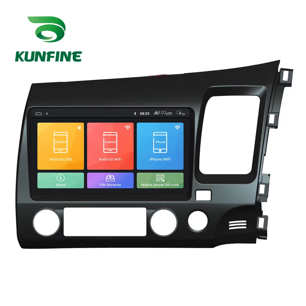 

Octa Core Android 8.1 Car DVD GPS Navigation Player Deckless Car Stereo For Honda Civic 2006-2011RHD Radio Device Headunit WIFI