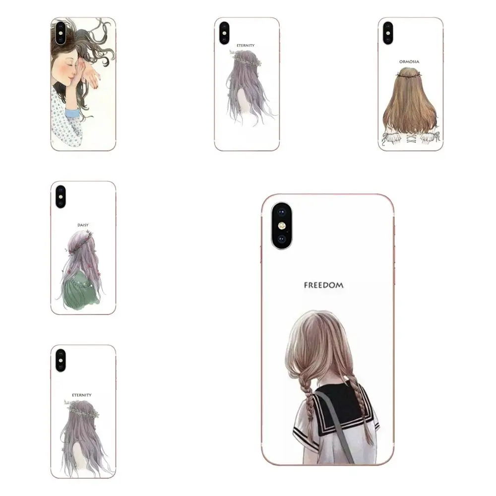 Роскошный модный чехол для телефона простой литературы и искусства сзади