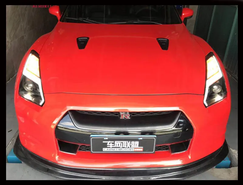 Автомобильный Стайлинг Головной фонарь для Nissan GTR фара 2007~ 2014y Taillamp для GTR задний фонарь светодиодный GT-R R35 TailLamp задний фонарь