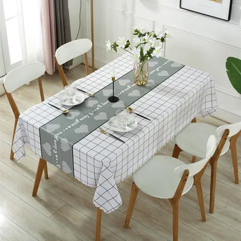 

Special Offer Waterproof Oil Resistant Disposable Teapoy Table Tablecloth INS Nordic Japanese Style Desk Table Cloth Fabric Manu