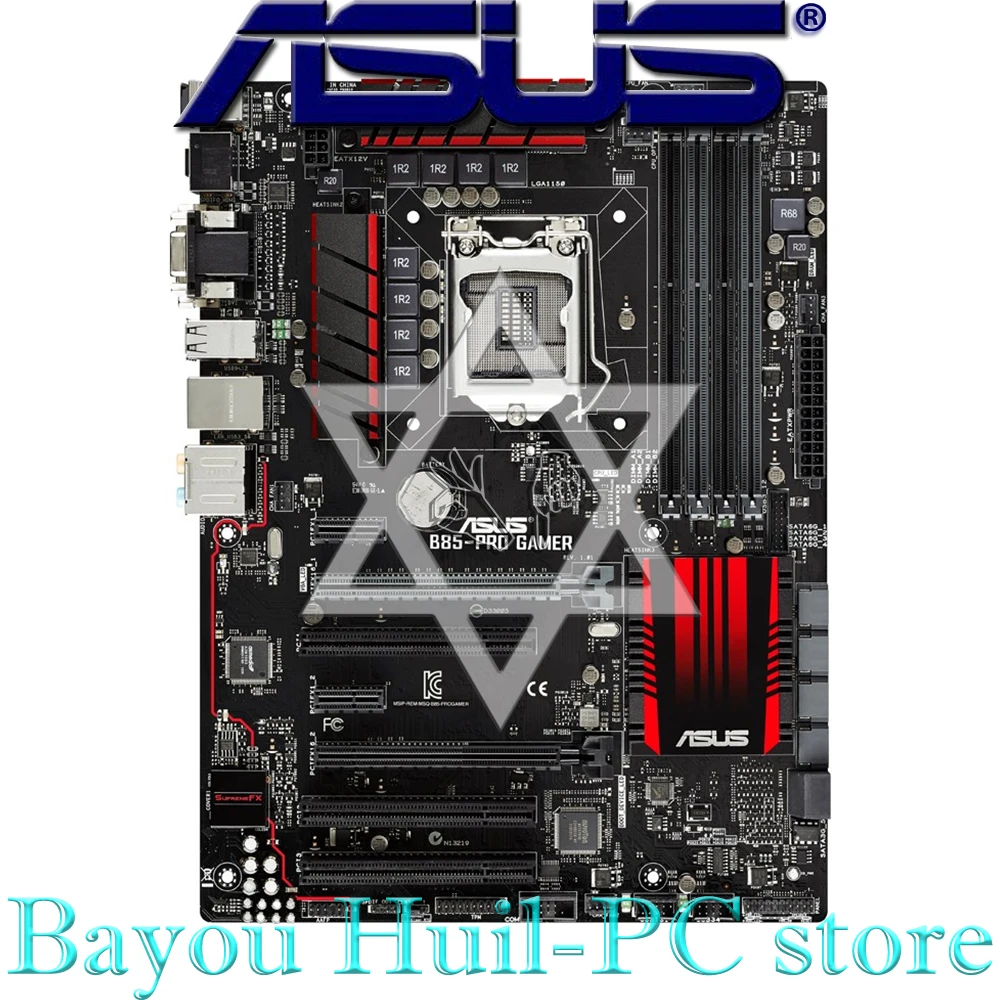 

Used ASUS B85-PRO GAMER LGA 1150 DDR3 32GB USB 3.0 for Intel i3 i5 i7 22nm CPU HDMI B85 desktop motherboard
