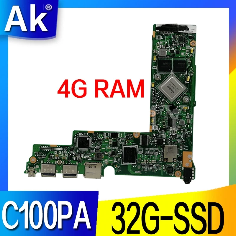 Материнская плата C100PA 4G ram 32G SSD для ASUS Chromebook Flip C100PA материнская плата для ноутбука C100PA материнская плата