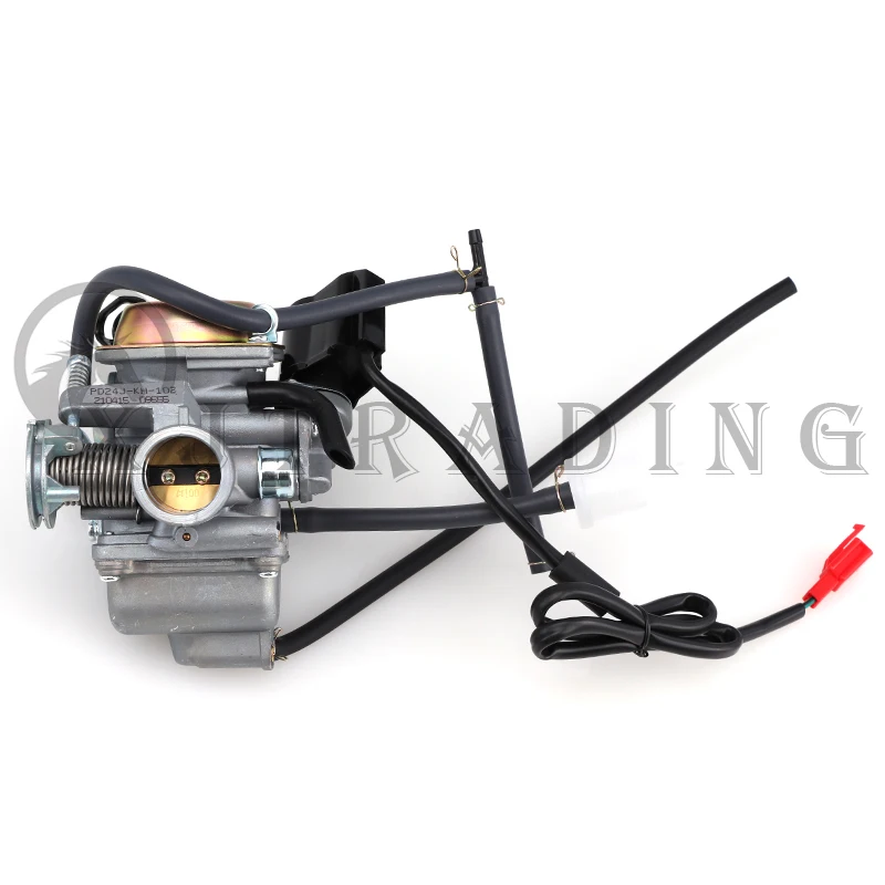 Carburatore 24Mm Per Yamaha Gy6 110Cc 125Cc 150Cc Scooter Ciclomotore Pd24J Cvk Carburatore Carb Atv Quads Go-Kart Buggy