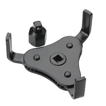 

One Way Three-Jaw Filter Wrench Change Machine Oil Grid Filter Wrench Oil Filter Wrench Tool Ball Head Anti-Slip Edging