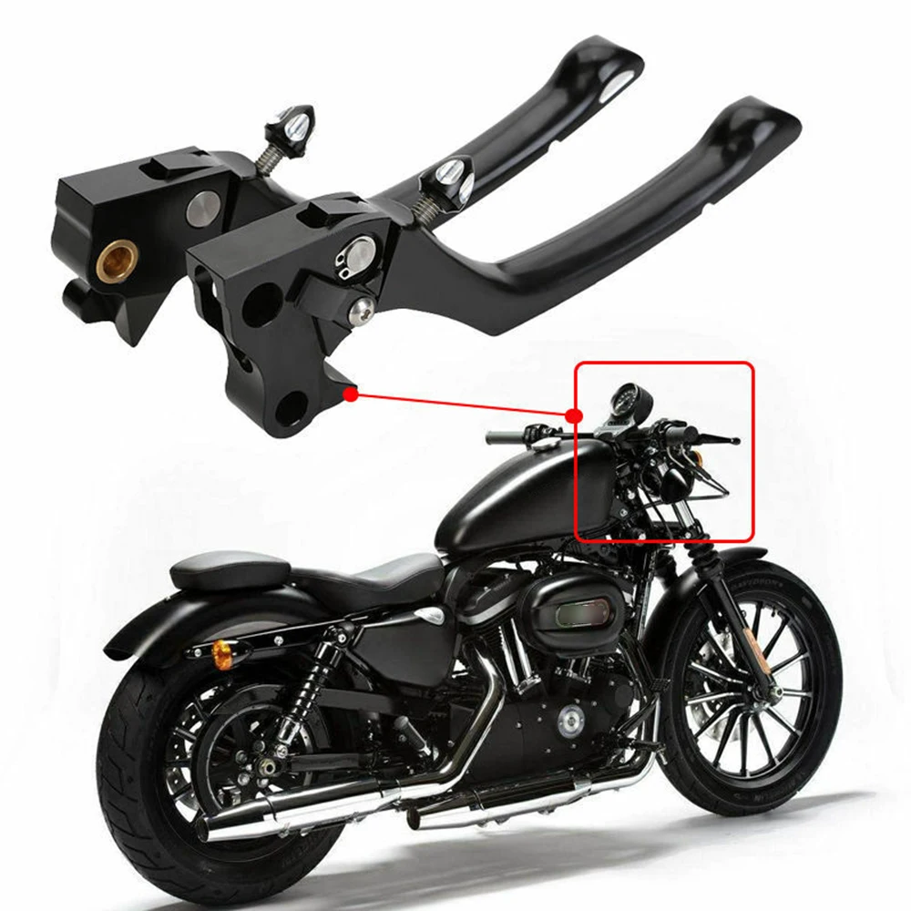 1 пара рулей мотоцикла CNC регулятор тормозной рычаг сцепления для Sportster XL 883 1200 для автозапчастей