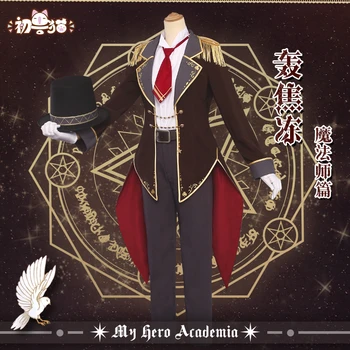 

Anime Todoroki Shoto Magician Uniform Cosplay Costume Halloween Dress H