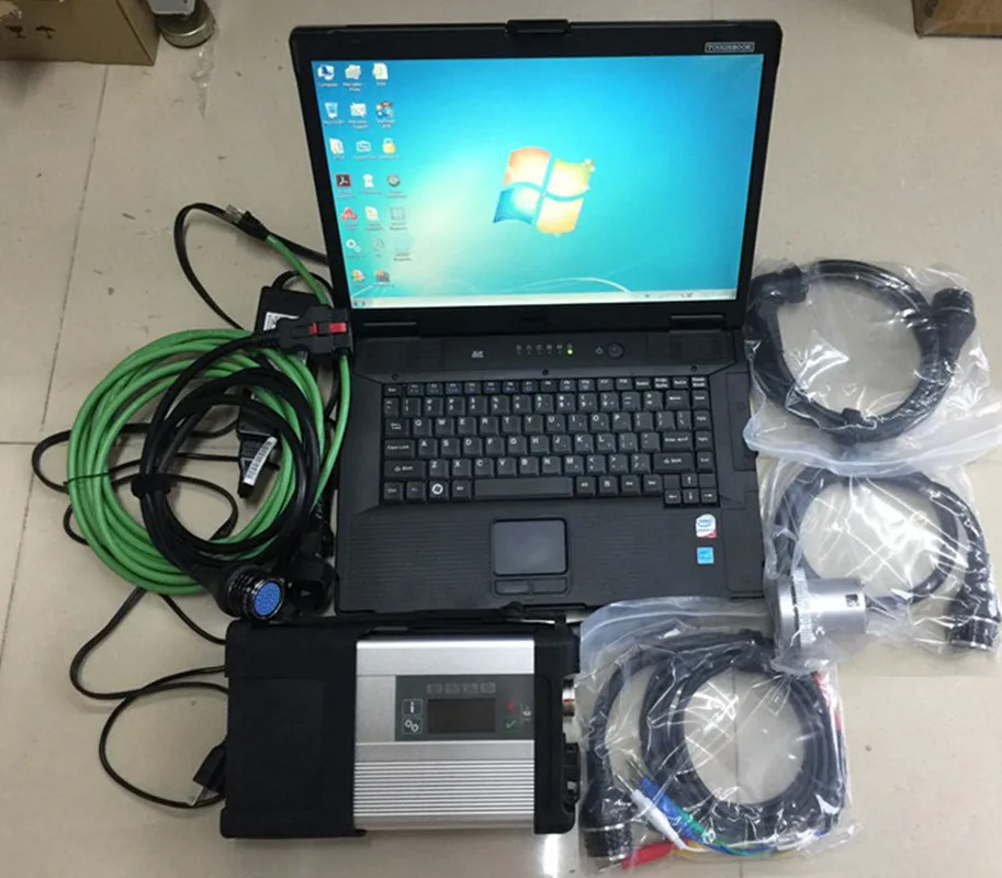 OBD2 диагностический сканер mb star c5,09 v и vas6154 odis 4.1.3 in cf-52 i5 ноутбук 1 ТБ SSD 2в1 программное обеспечение готовое использование