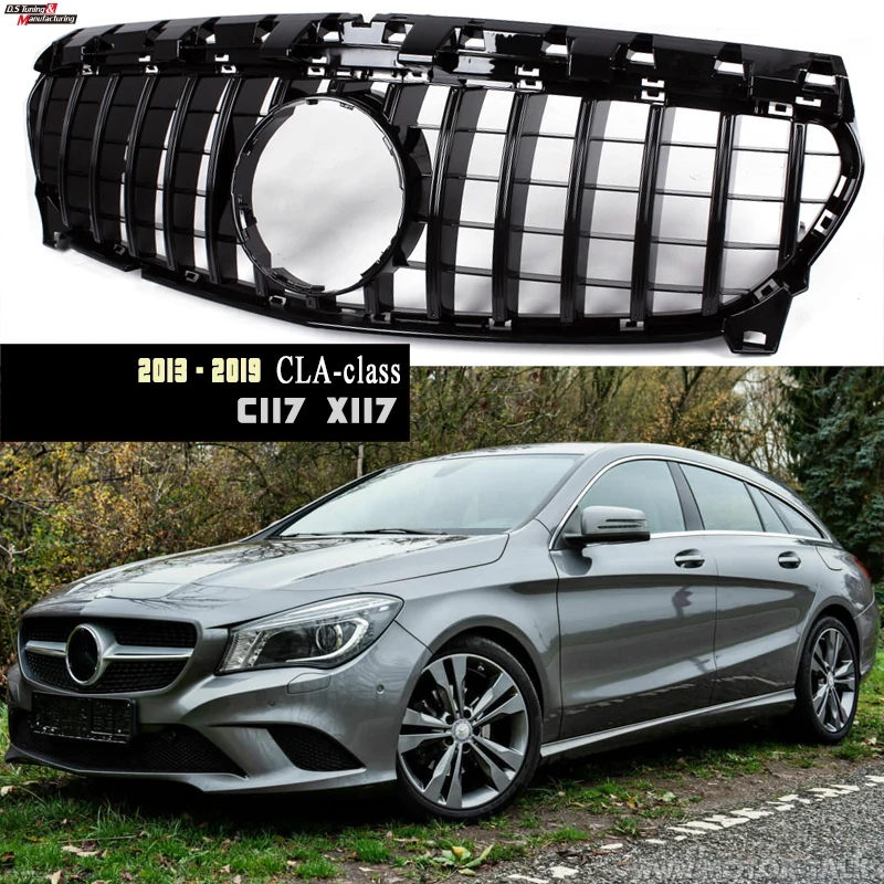 Grille for 2013 - 2019 Mercedes CLA-class C117 Coupe X117 Shooting Brake W117 Will Not Fit CLA45