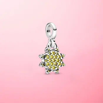 

Fit Original Pamura Me Bracelets 925 Sterling Silver My Summer Sun Dangle Charm Beads DIY Jewelry Making Gift