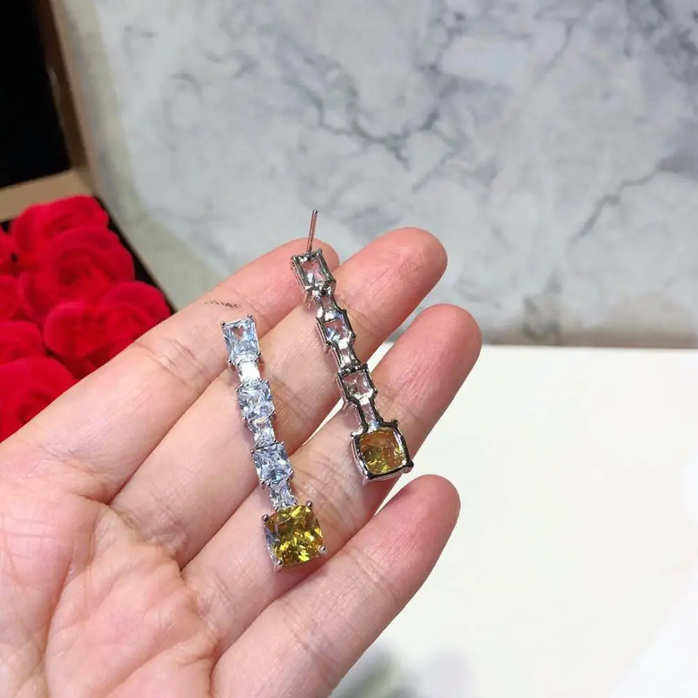 HIBRIDE Luxury Bridal Wedding Jewelry Sets AAA CZ Classic Design Women 2pc Set Engagement Ceremony and Anniversary Bijoux N-885 - Image 4