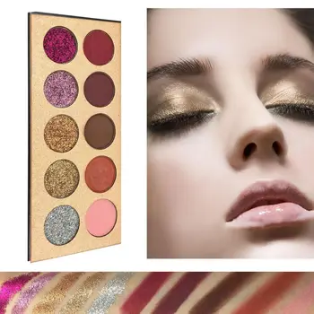 

Glitter Pressed Shimmer Eyeshadow Pallete Matte Glitters Eye Shadow Diamond Rainbow Make Up Cosmetic Maquiagem Maquillaje
