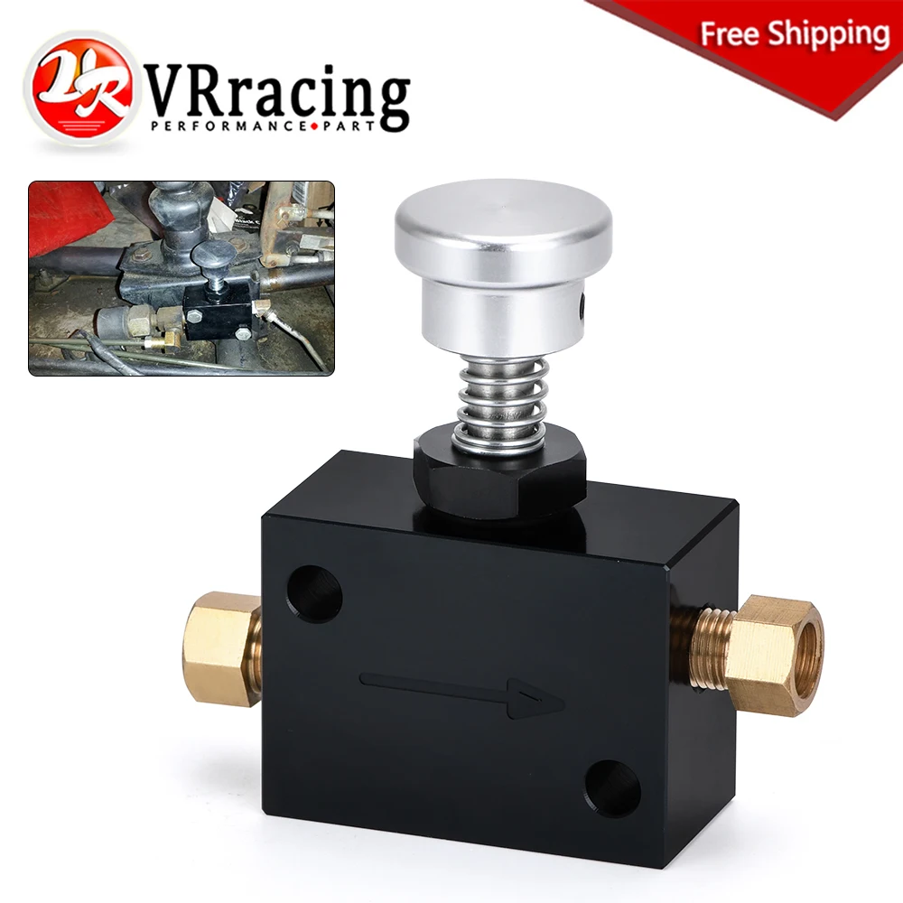 VR-Hydraulic Brake Park Lock 1/8NPT Manual Brake Line Lock Pressure Hold For Disc Drum