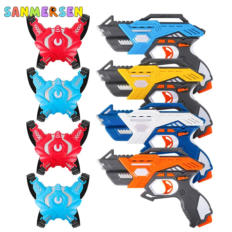 Infrared Laser Tag Electric light Toy Guns Blaster Laser Battle Set Parent-Child Interaction Gun Game for Kids Adults Sports Toy Infrared Laser Tag Electric light Toy Guns Blaster Laser Battle Set Parent-Child Interaction Gun Game for Kids Adults Sports Toy