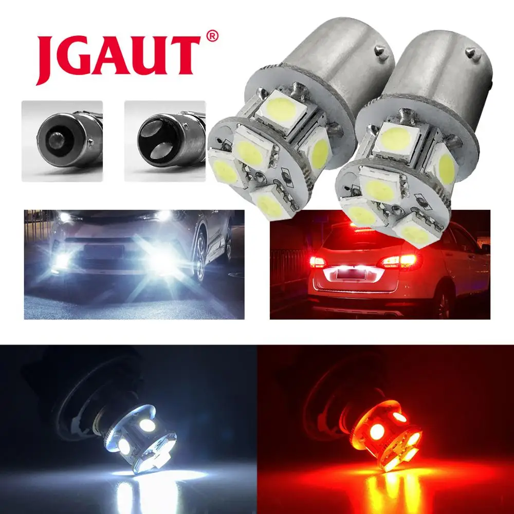 JGAUT 1156 1157 5050 светодиодный 8 света с поверхностным монтажом p21w bay15d ba15s P21