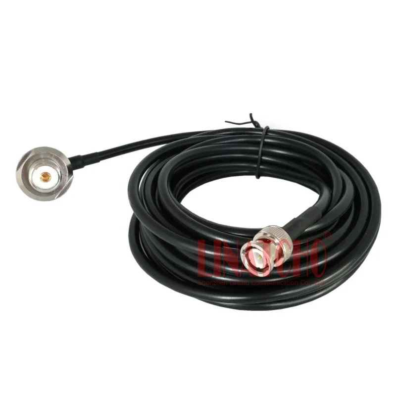 5 meters GM338 GM3688 mobile radio antenna RG58U BNC male and SO239 connector coaxial cable
