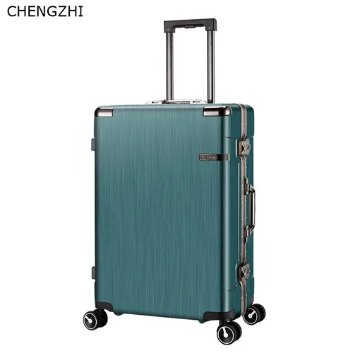 5 CHENGZHI 20 ''24'' дюймов алюминиевая рама+ PC багаж на колёсиках Spinner дорожный костюм Чехол для мужчин чехол на колесиках для женщин чемодан на колесиках - Цвет: 5