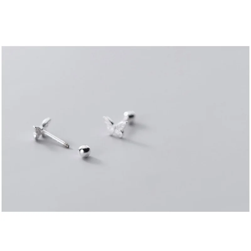 925 Sterling Silver Butterfly Earrings For Women Stud Jewelry silver stud earrings,silver earrings,womens earrings