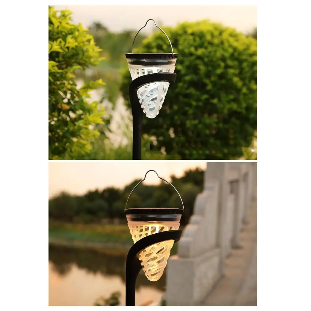 2PCS Solar Landscape Lights Wall Lamp LED Landscape Garden Light For Outdoors Courtyard Corridors Christmas Decoration