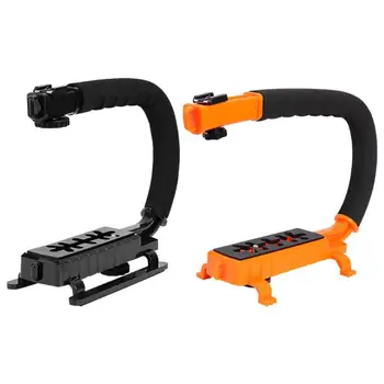 

C Shaped U Grip Stabilizing Video Camera Handheld Stabilizer with Hot Shoe
