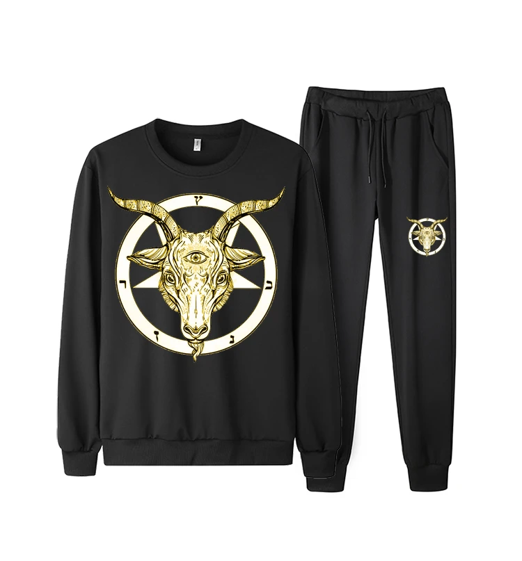 mens crew neck tracksuit