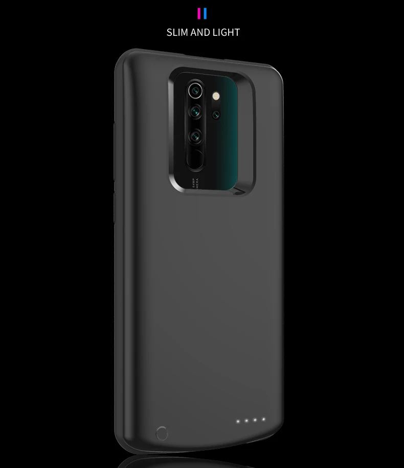 6800 мАч Внешний аккумулятор чехол Xiaomi Redmi Note 8Pro запасная батарея Зарядка для Redmi Note8Pro чехол для батареи