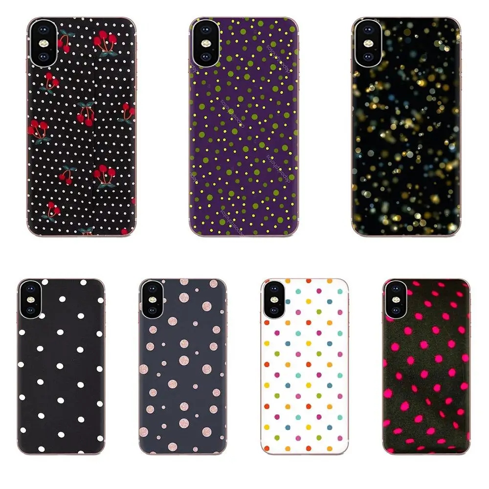 

Wine Red Ploka Dots Coque Shell Transparent Shell Phone Case For Xiaomi Redmi Note 2 3 3S 4 4A 4X 5 5A 6 6A Pro Plus