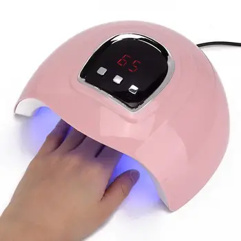 

54W uv Nail Curing Lamp 18Light Chips Infrared Sensor LCD Digital Display Nail Polish Dryer 30s 60s 90s Timing Nail Drying Lamp