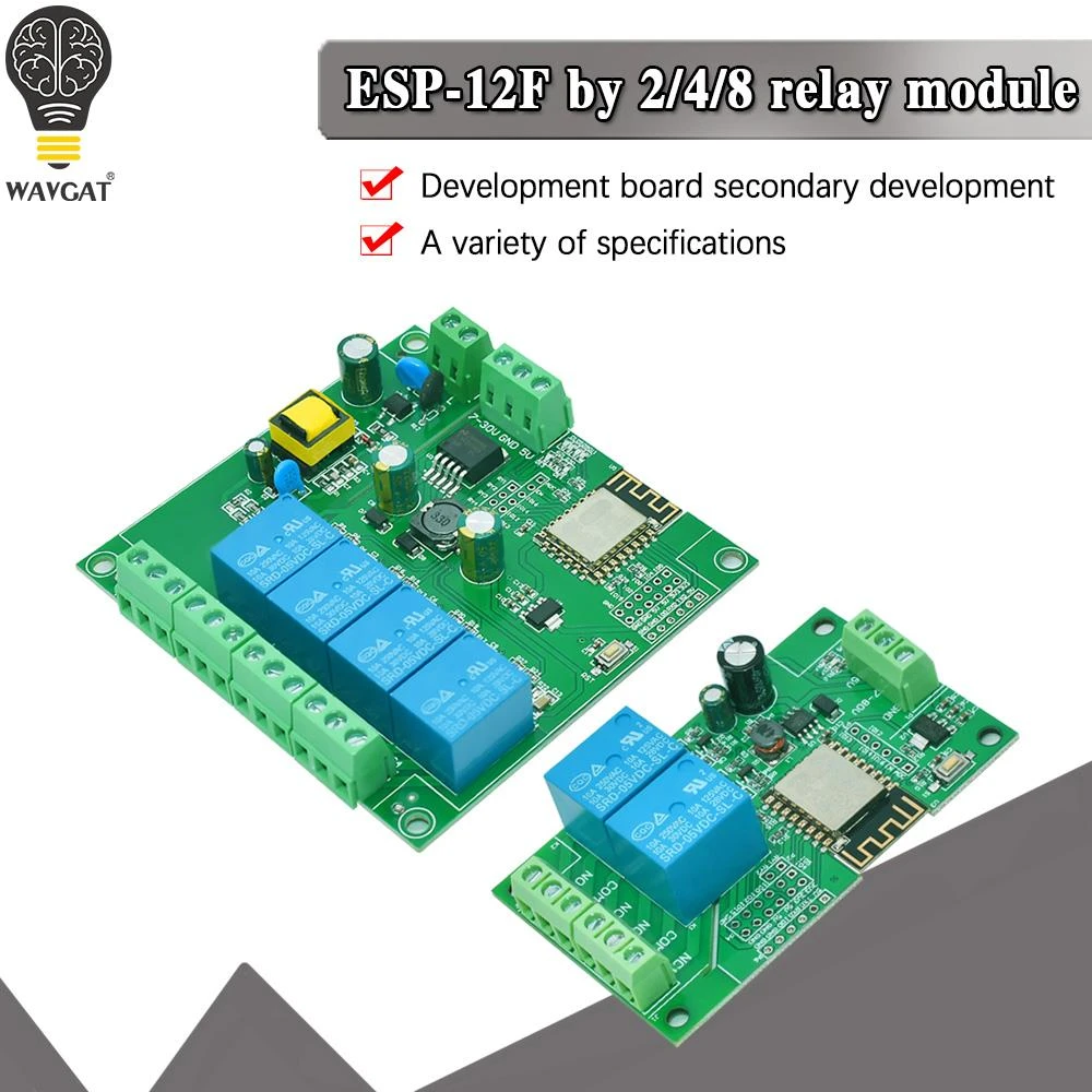 Esp8266 Wireless Wifi Relay Module 2/4/8 Channel Esp12f Wifi