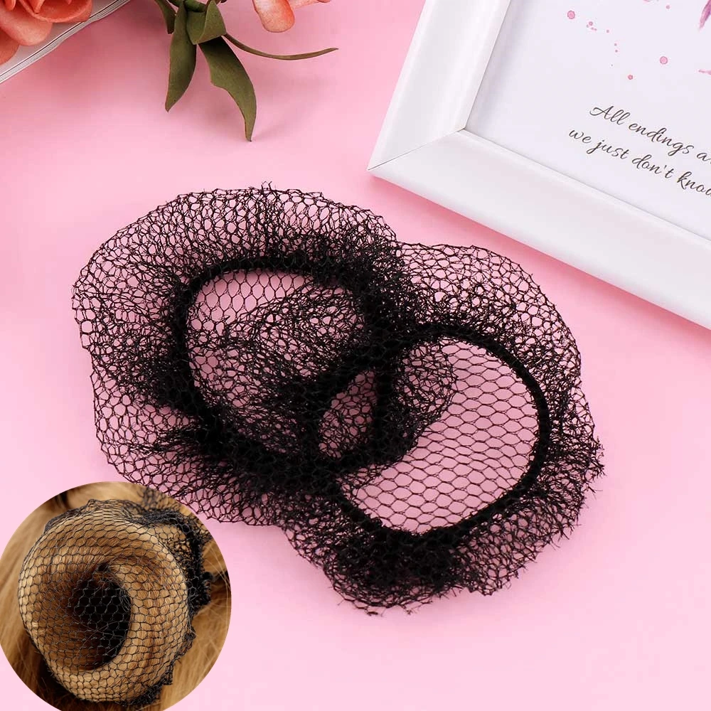 

10PCS Invisible Bun Hair Nets Fashion Cool Black Elastic Mesh Weaving Wig Hair Accessories for Women and Kids ozdoby do wlosow