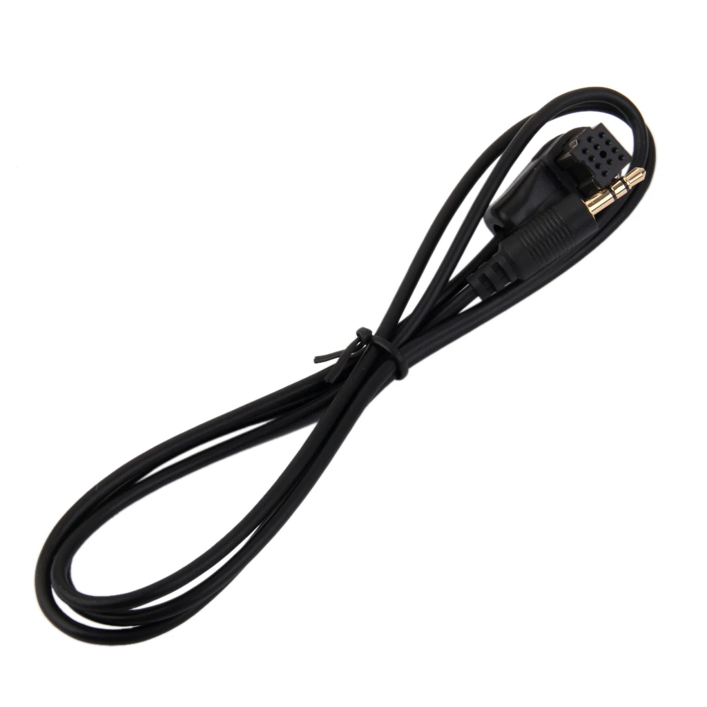 Car Radio Audio Aux Cables MP3 3.5mm Male Plug Input Adapter Connector Wire for Pioneer Headunit IP-BUS