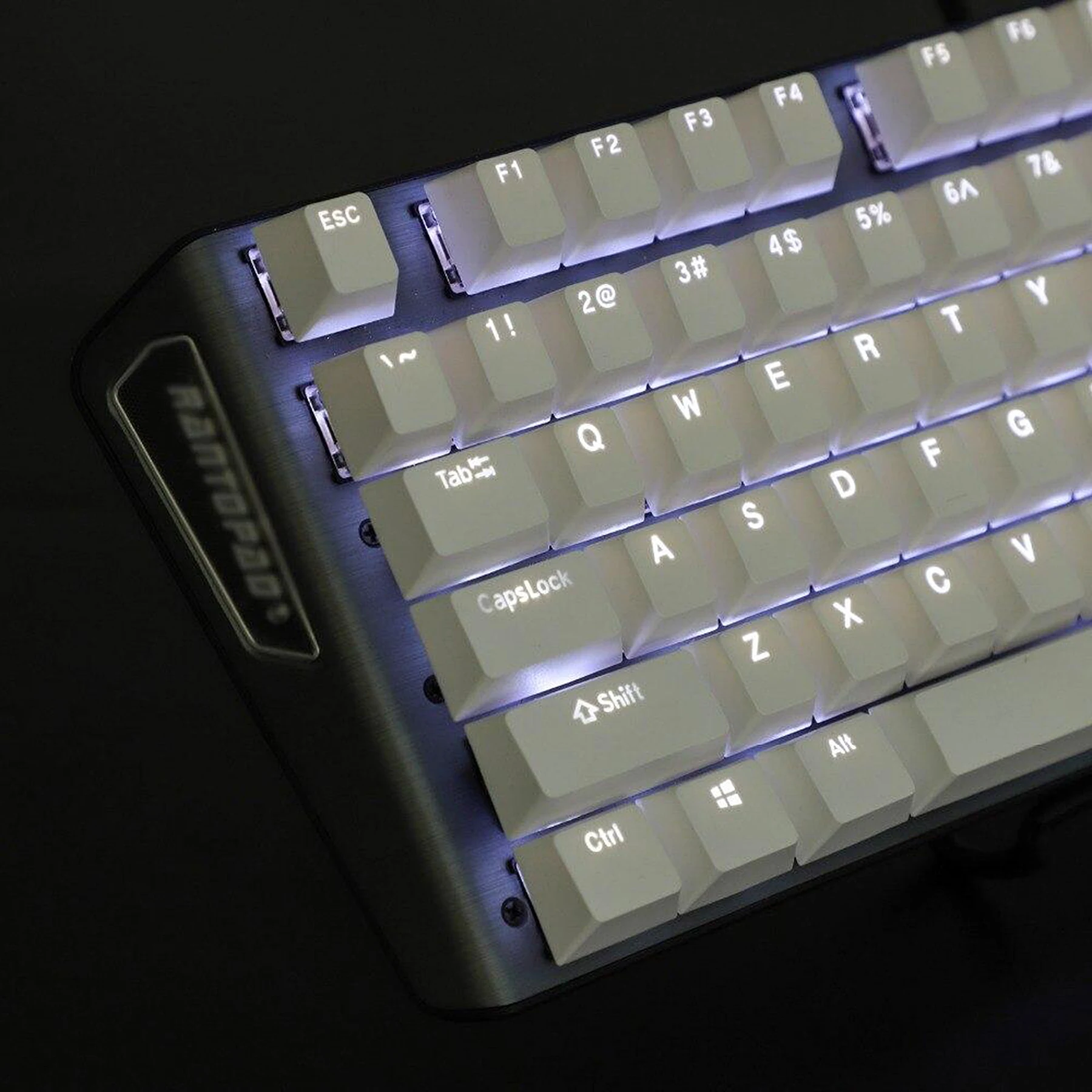 Translúcido Double Shot Pbt Keycaps Teclado Mecânico Cereja Perfil Brilhar Através 61 87 104 Ansi Gk61 - Imagem 4