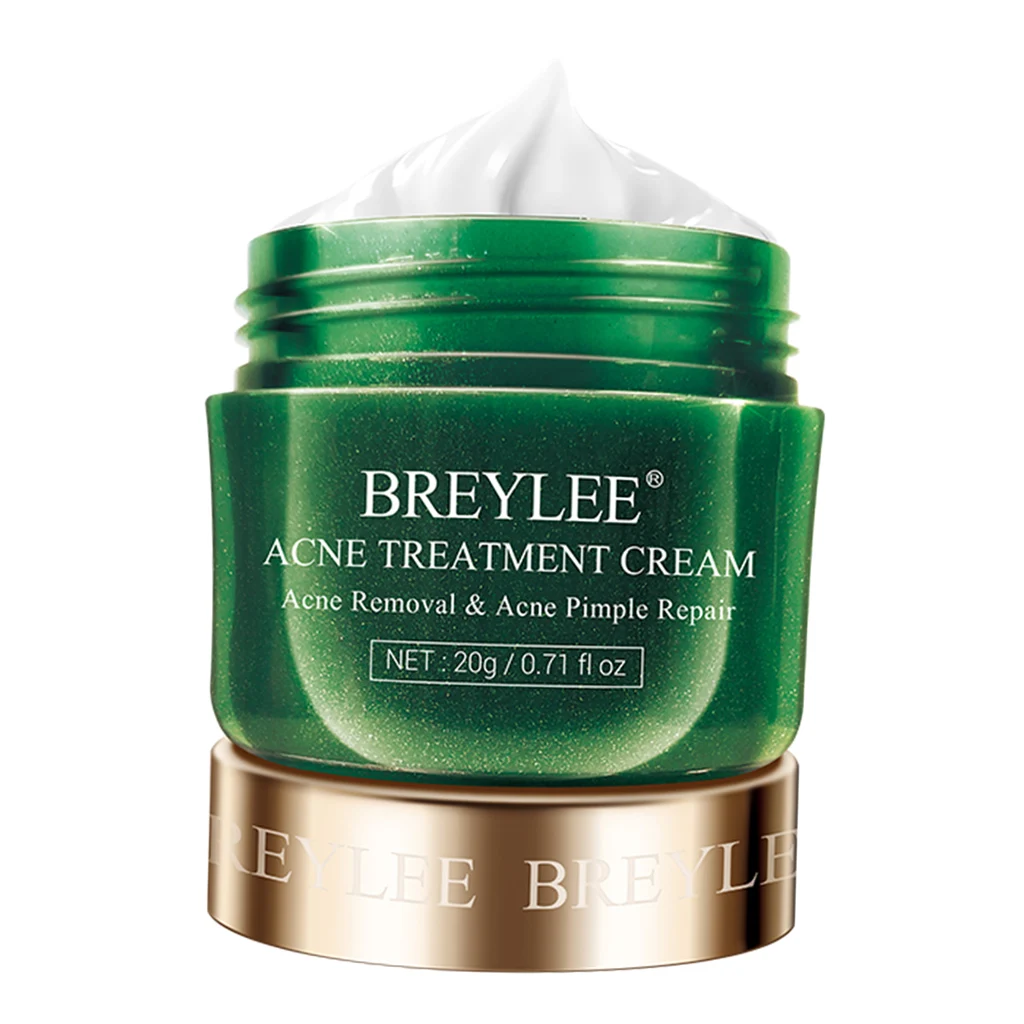 BREYLEE Acne Treatment Cream 20g Facial Essence Acne Scar Pimple Remover Acne Treatment Face Serum Mask Moisturizing Skin Care