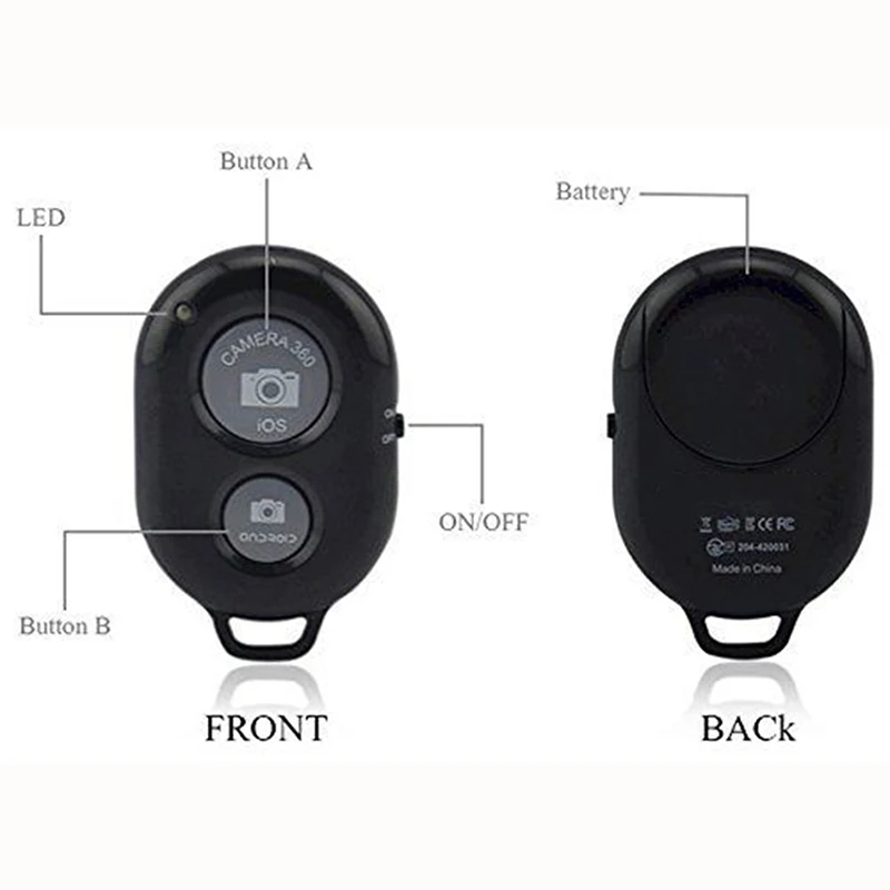 Bluetooth Wireless Remote Shutter Camera Shutter Speed Phone Remote Control Steve One-foot Self-timer Stick U1L5