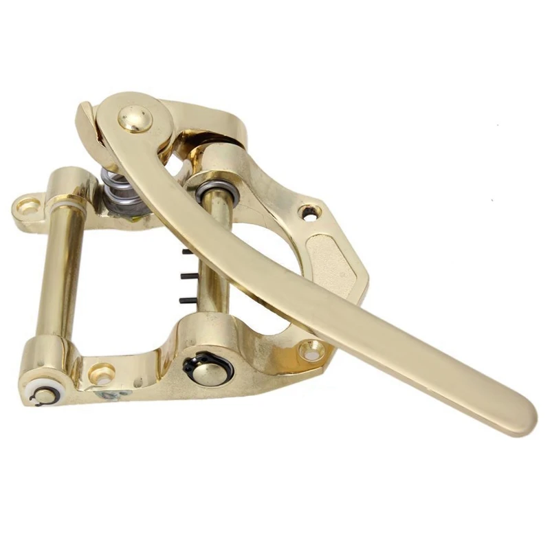 Durable Alloy Vibrato Tailpiece Tremolo Bridge for Electric Guitar, Gold