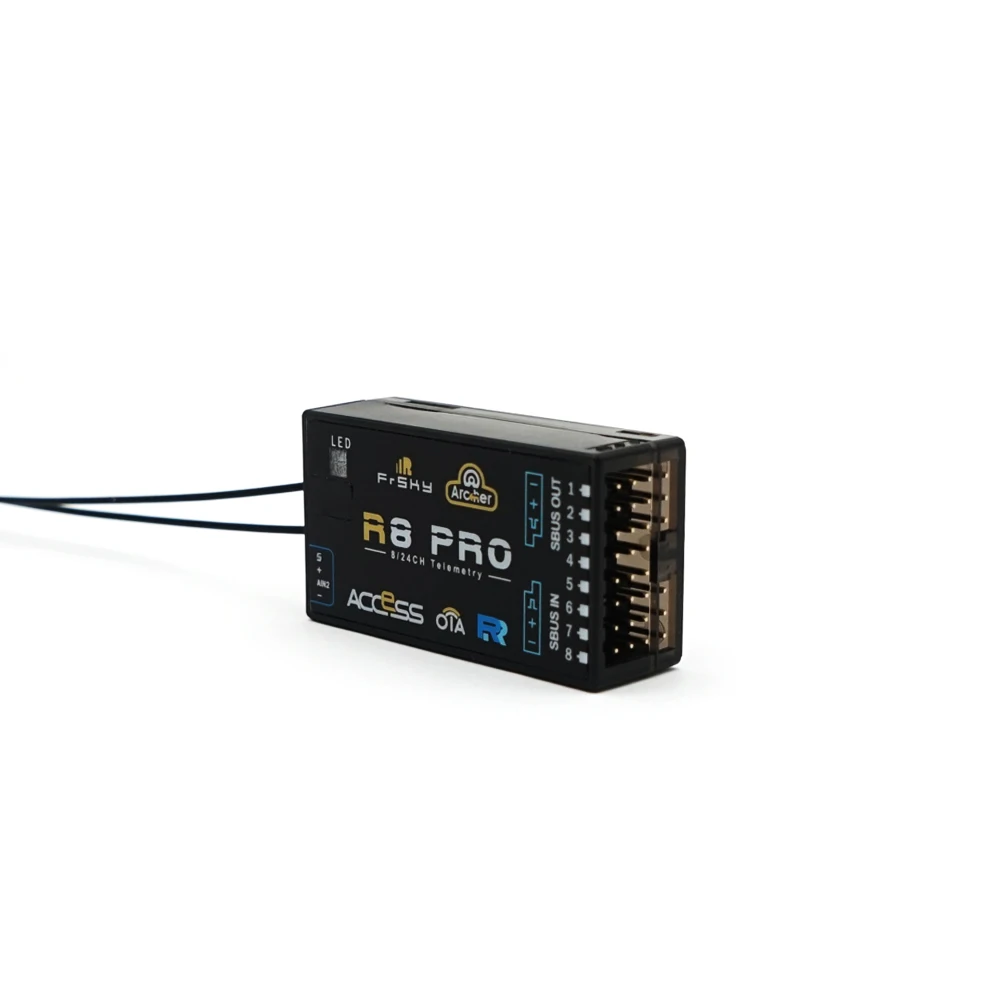 FrSky ARCHER R8 Pro OTA 2 4 GHz 8/24CH ACCESS S.Port/F.Port PWM SBUS полный диапазон телеметрический