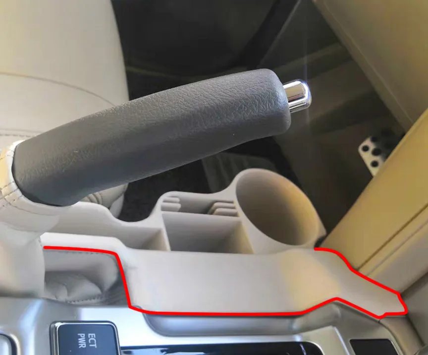 Автомобильная Центральная коробка для хранения сиденья телефона ключ карты лоток для Toyota Land Cruiser LC200- аксессуары для левого привода