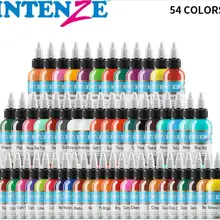 54 Цвета натуральный пигмент для татуажа, Перманентный макияж, бутылка 30 мл, пигмент attoos, чернила для тела, профессиональный инструмент для красоты и искусства