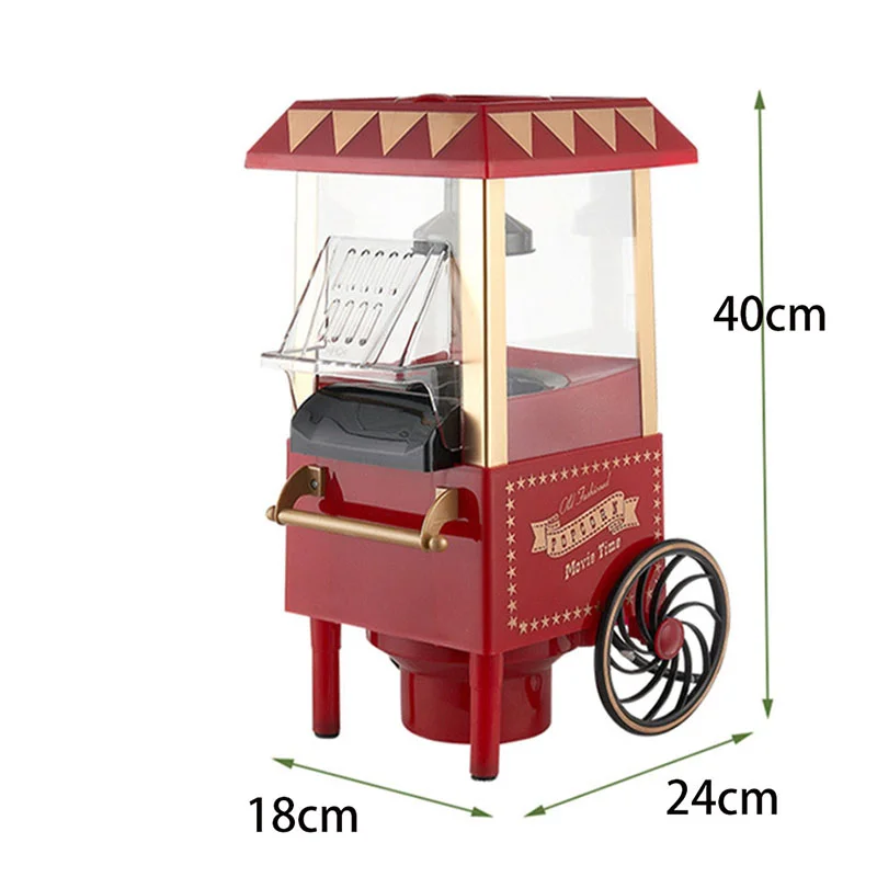 Description Picture 3 of item110V/220V EU Electric Corn Popcorn Maker Household Automatic Mini Hot Air Popcorn Making Machine DIY Corn Popper Children Gift